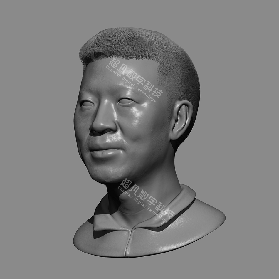 ZBrush寫(xiě)實(shí)人物頭像三維建模貼圖