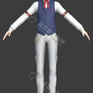 二次元風(fēng)格|角色三維建模案例