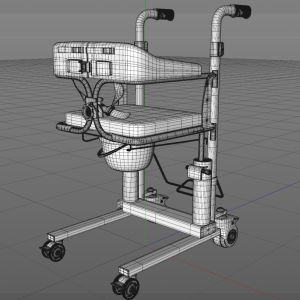 輪椅、移位機(jī)產(chǎn)品三維建模|Maya建模