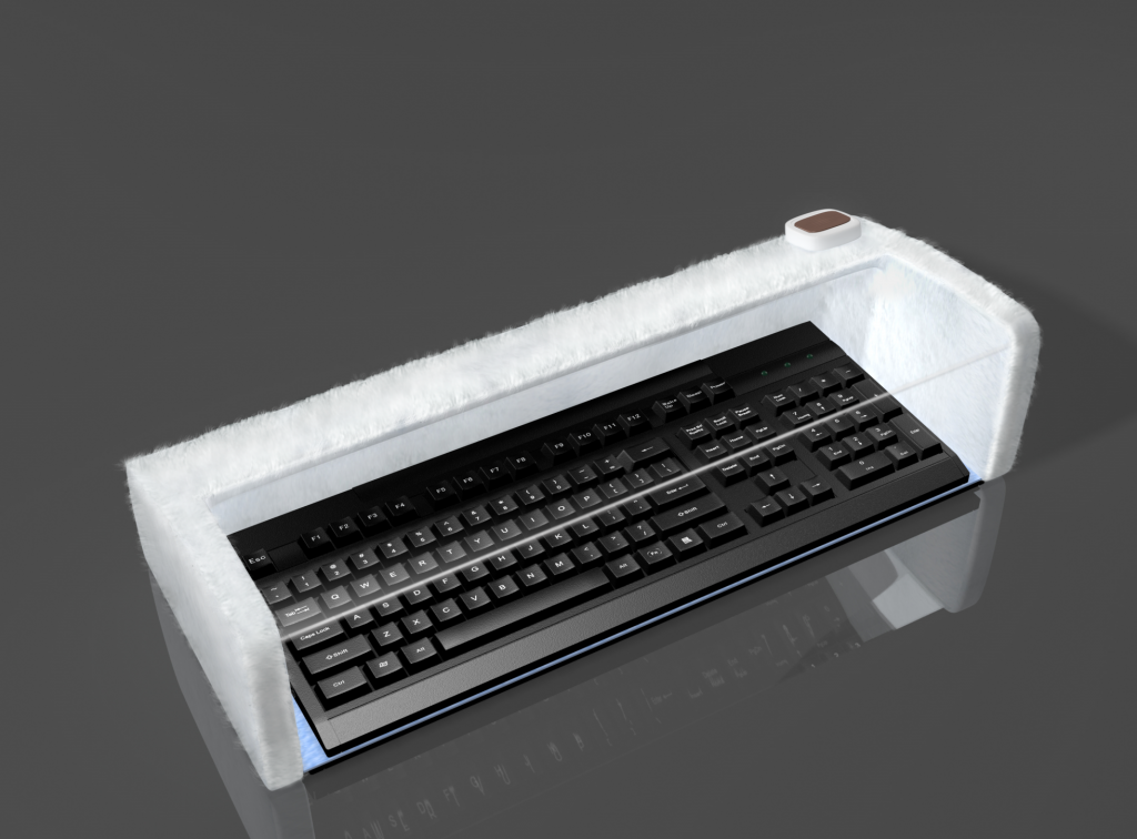 鍵盤三維建模渲染案例分享