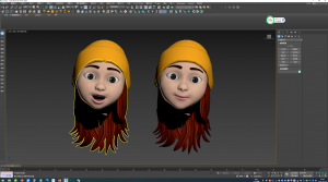卡通人頭三維建模案例分享